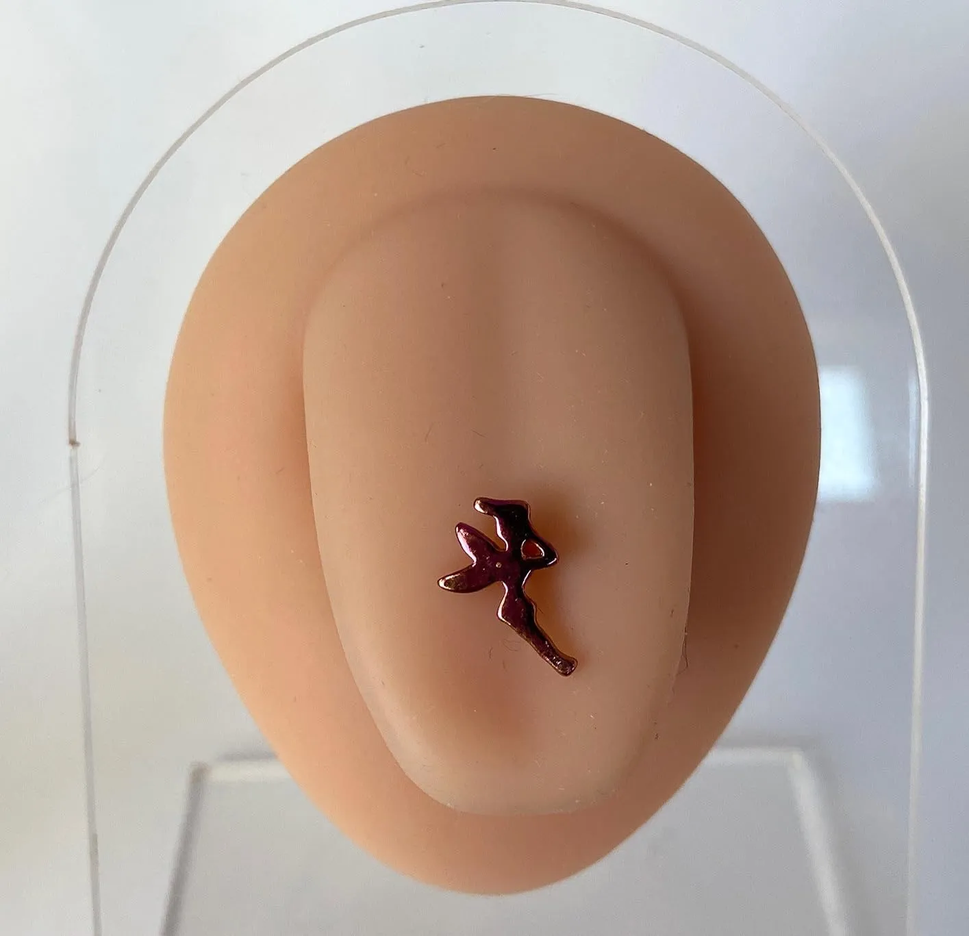 1 Piece of Unique Titanium Anodized Fairy Tongue Ring -14g - Body Jewelry