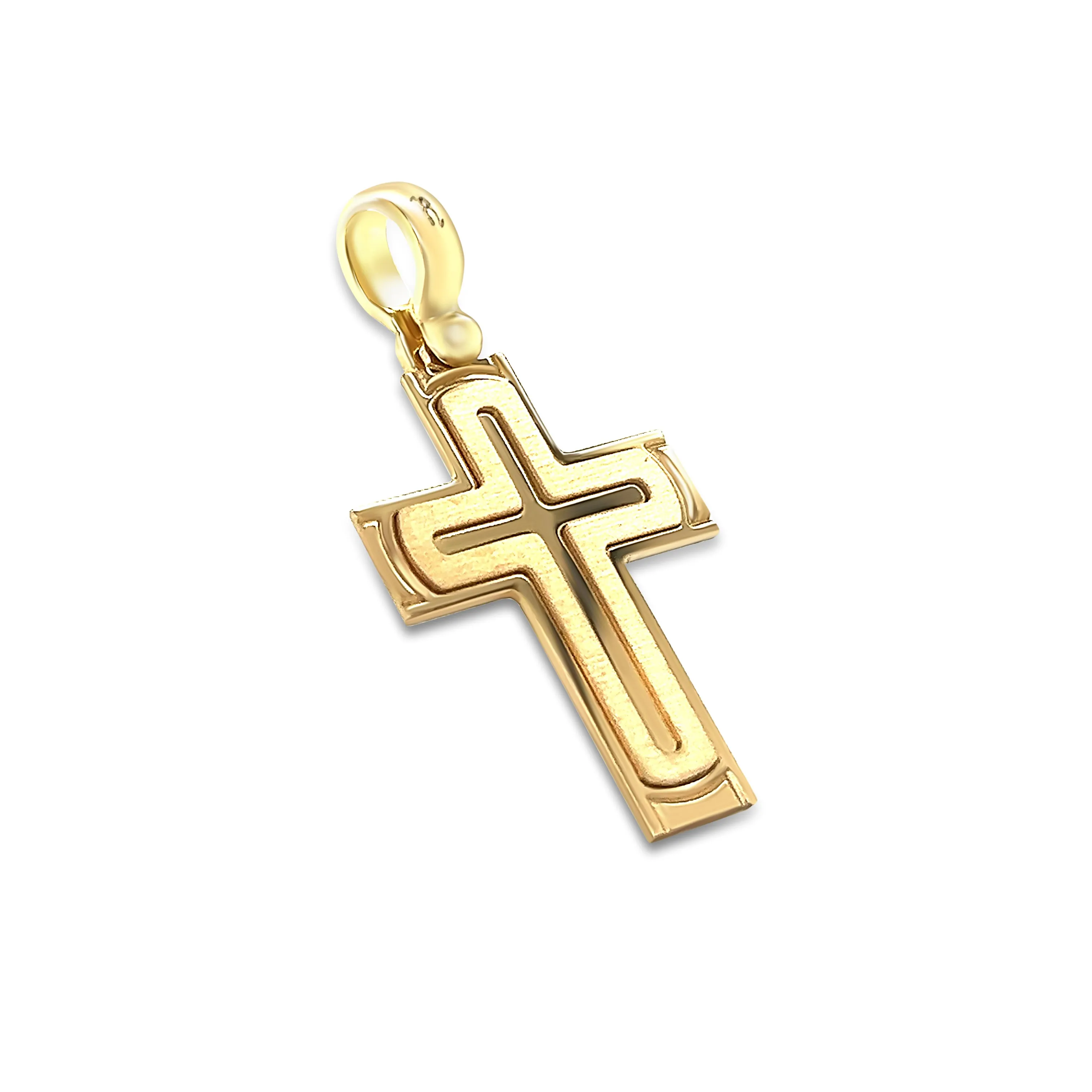18KT Gold Cross Pendant