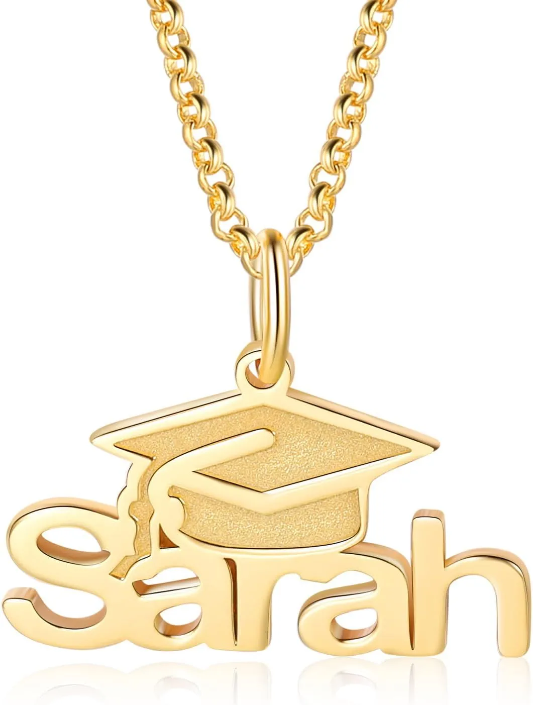 2024 Graduation Gifts for Her - Custom Name Necklaces for Women - Personalized Nameplate Pendant Jewelry - Anniversary Birthday Gifts