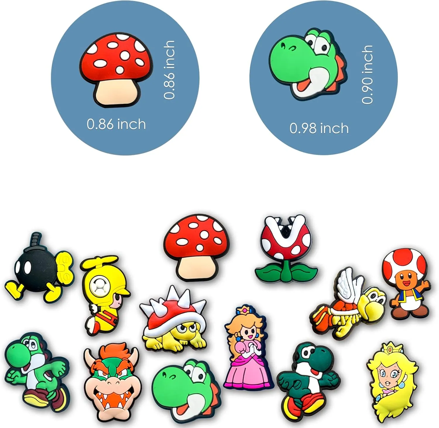 25 40Pcs Shoe Decoration Charms for Clog Sandals, Game Shoe Accessories Charms for Gifts