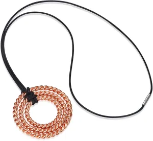 3 Ring Cubit Tensor Pendant, Sacred Cubit Tensor Ring Trio Pendant Sacred, Lost And Empowerment Cubit Orgone, Gold
