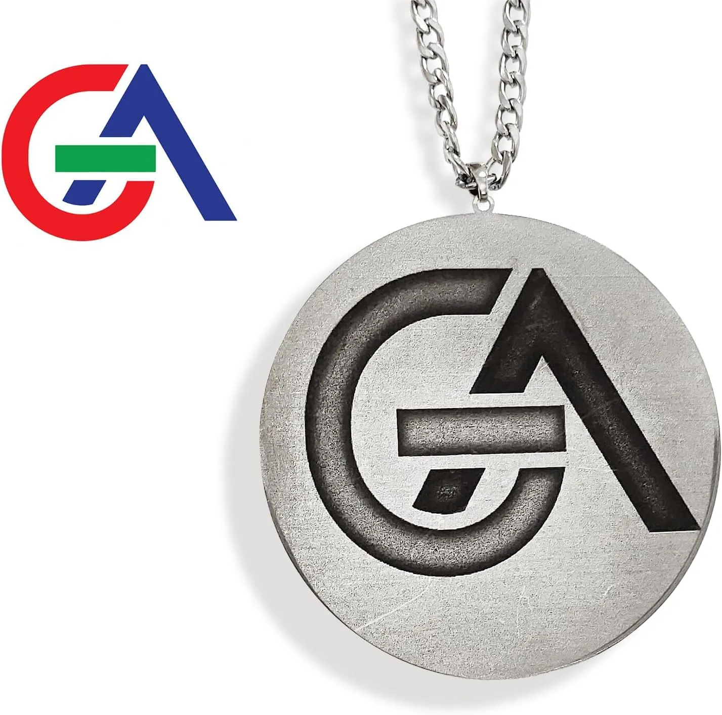 3UMeter Custom Necklace Personalized Necklaces for Women Men Engraved Picture Photo Pendant Necklace 18K Gold Silver Plated Necklace