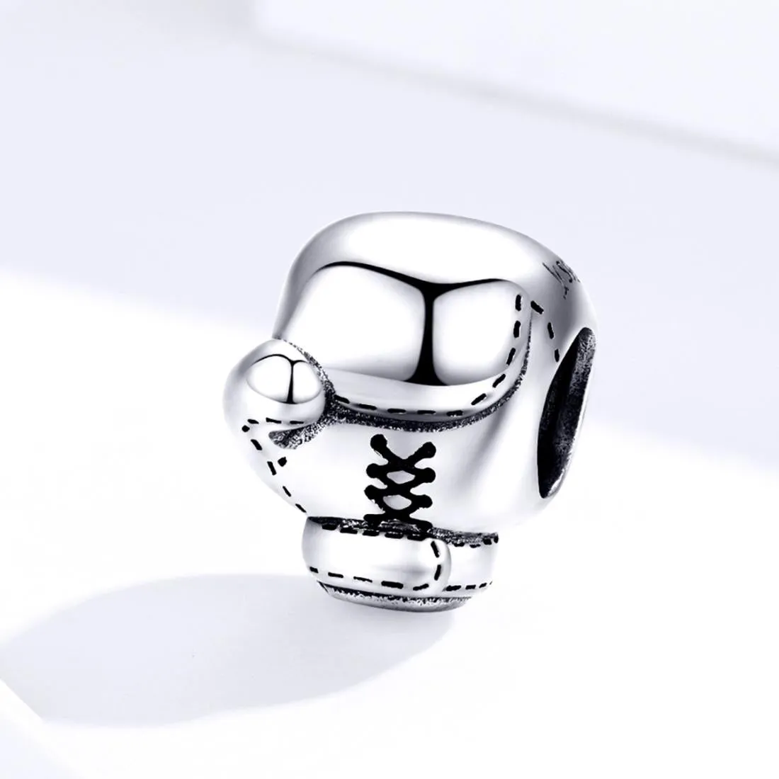 925 Sterling Silver Beaded Diy Boxing Bracelet