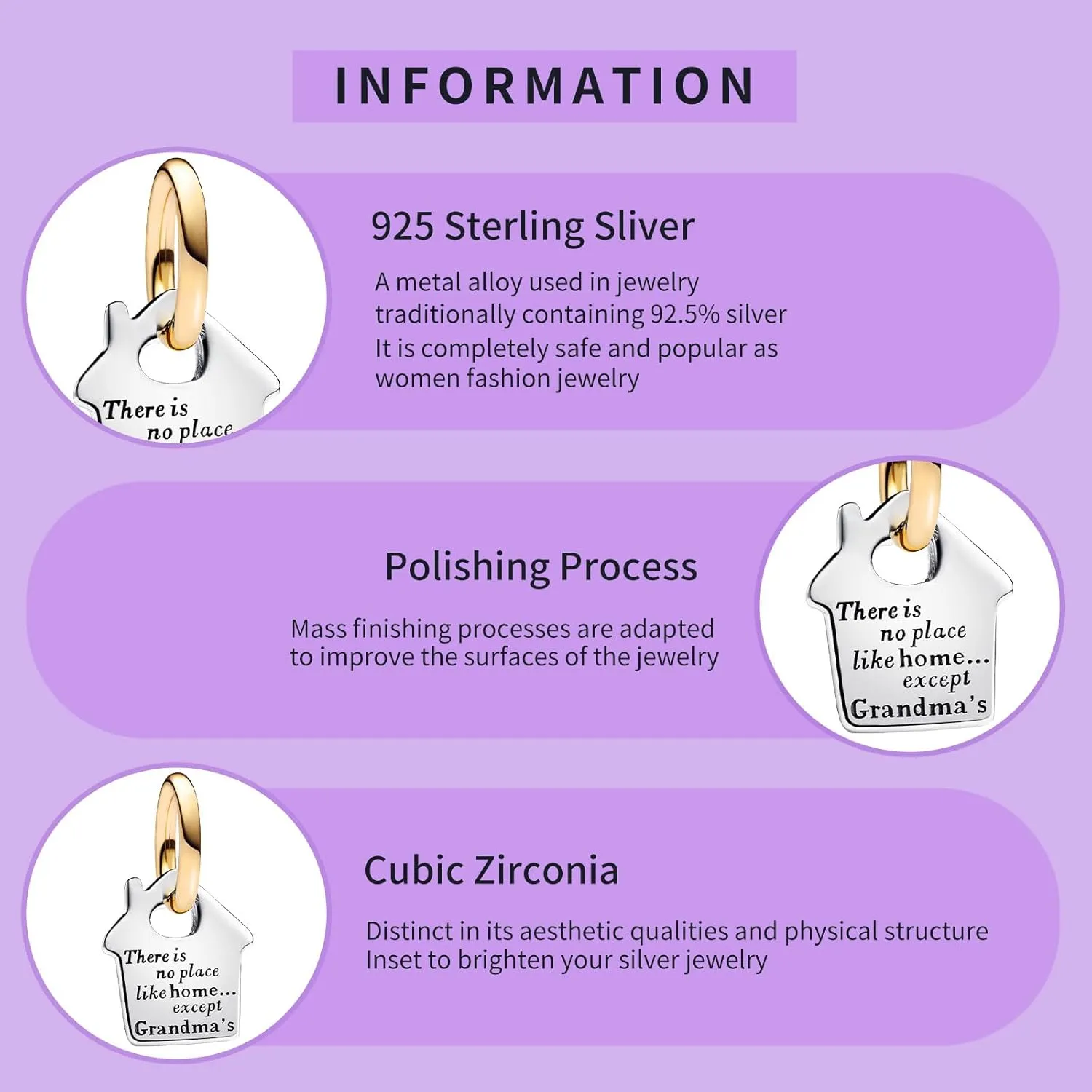 925 Sterling Silver Charms with 5A Cubic Zirconias for Bracelet Necklace Bicycle Butterfly Medallion Firefly Heart Charm Pendant Beads Butterfly Bee Rose Charm Jewellery Gift for Women Girls