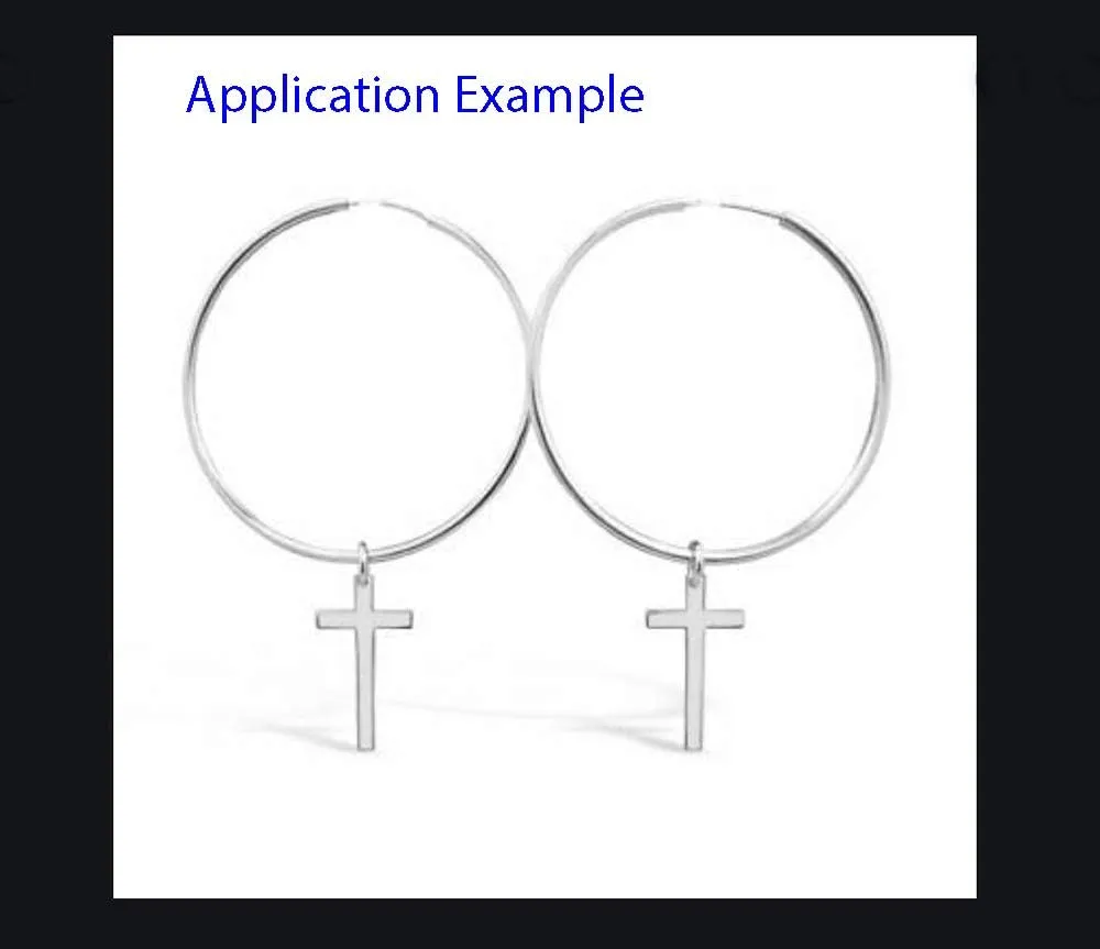 Adabele Authentic Sterling Silver Endless Round Ring Hoop Earrings 10mm Tiny to 60mm Large Thin Hypoallergenic Nickel Free Women Jewelry