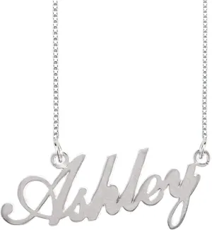 Aeiniwer Lutilo 925 Sterling Sliver Custom Name Necklace Personalized Initial Necklaces Pendant Jewelry Gift for Her