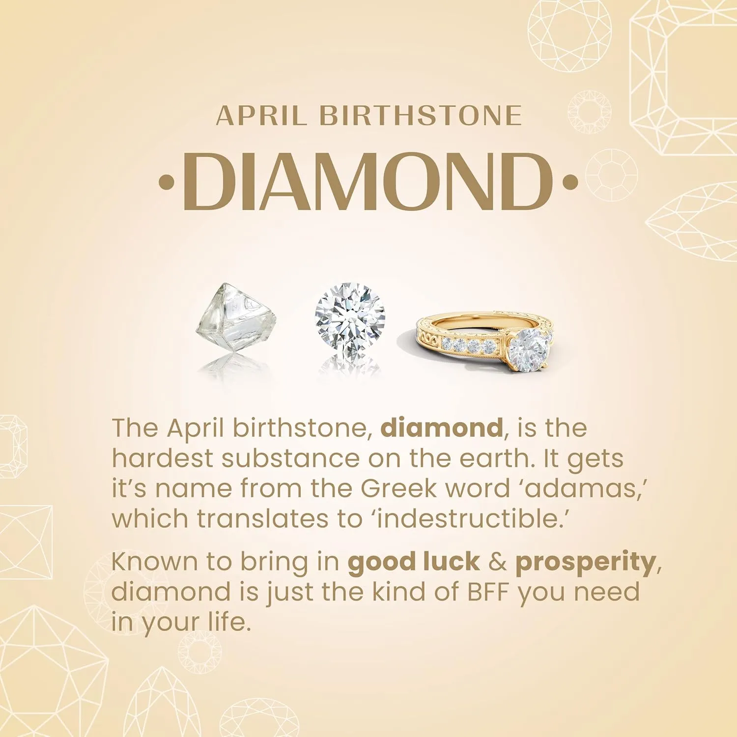 Angara Lab Grown Princess Diamond Solitaire Parallel Split Shank Ring in Silver / 14K Solid Gold/Platinum | April Birthstone, Birthday, Engagement, Anniversary, Wedding Jewelry Gift for Women