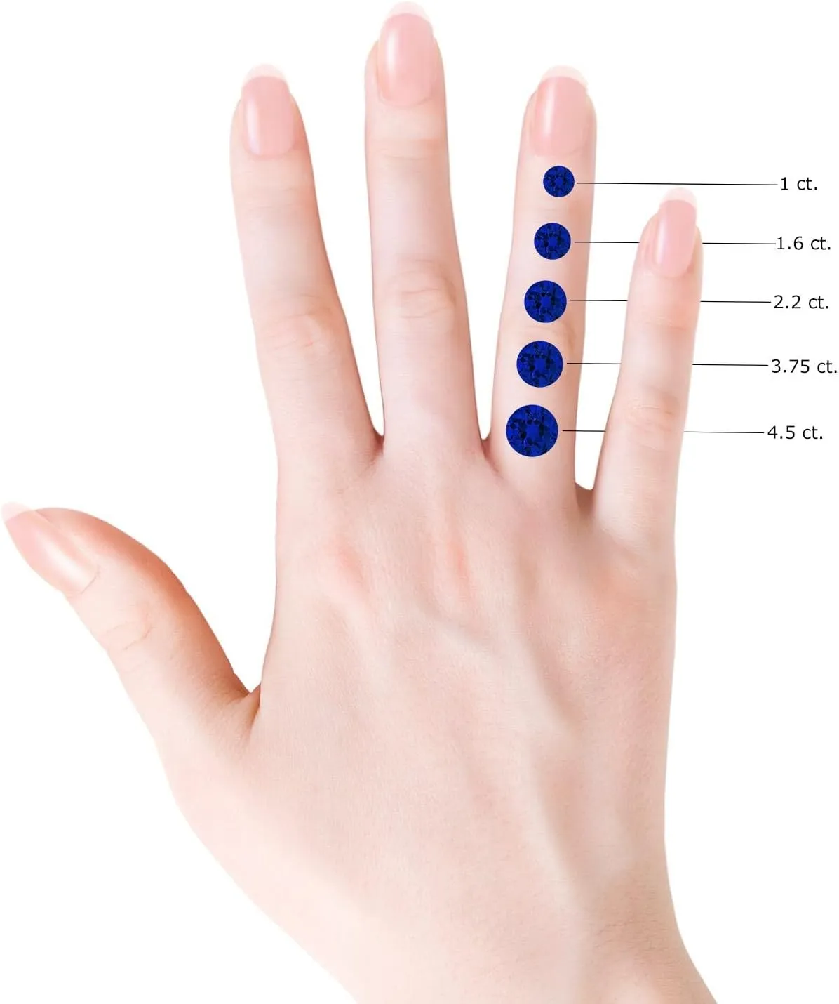Angara Lab Grown Round Blue Sapphire Classic Halo Engagement Ring in 14K Solid Gold/Platinum | Birthday, Anniversary, Wedding Jewelry Gift for Women