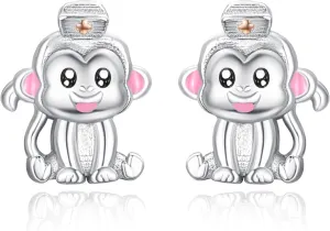 Animal Earrings 925 Sterling Silver Nurse Stud Earrings Cute Animal Earrings Jewelry Nurse Day Gifts for Women