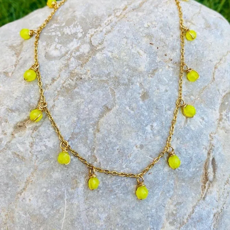 Anklets Beaded Stones