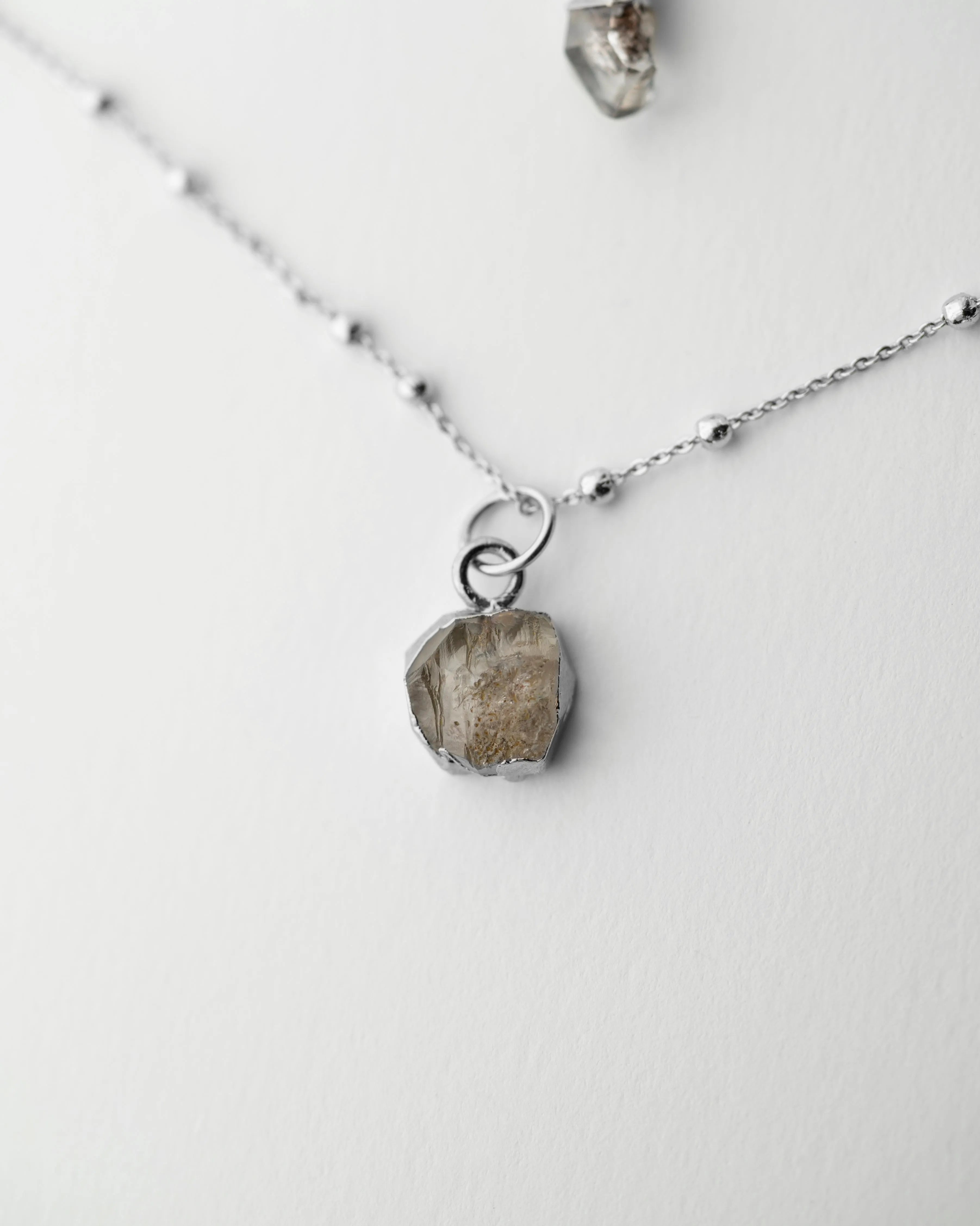 April | Herkimer Diamond Necklace