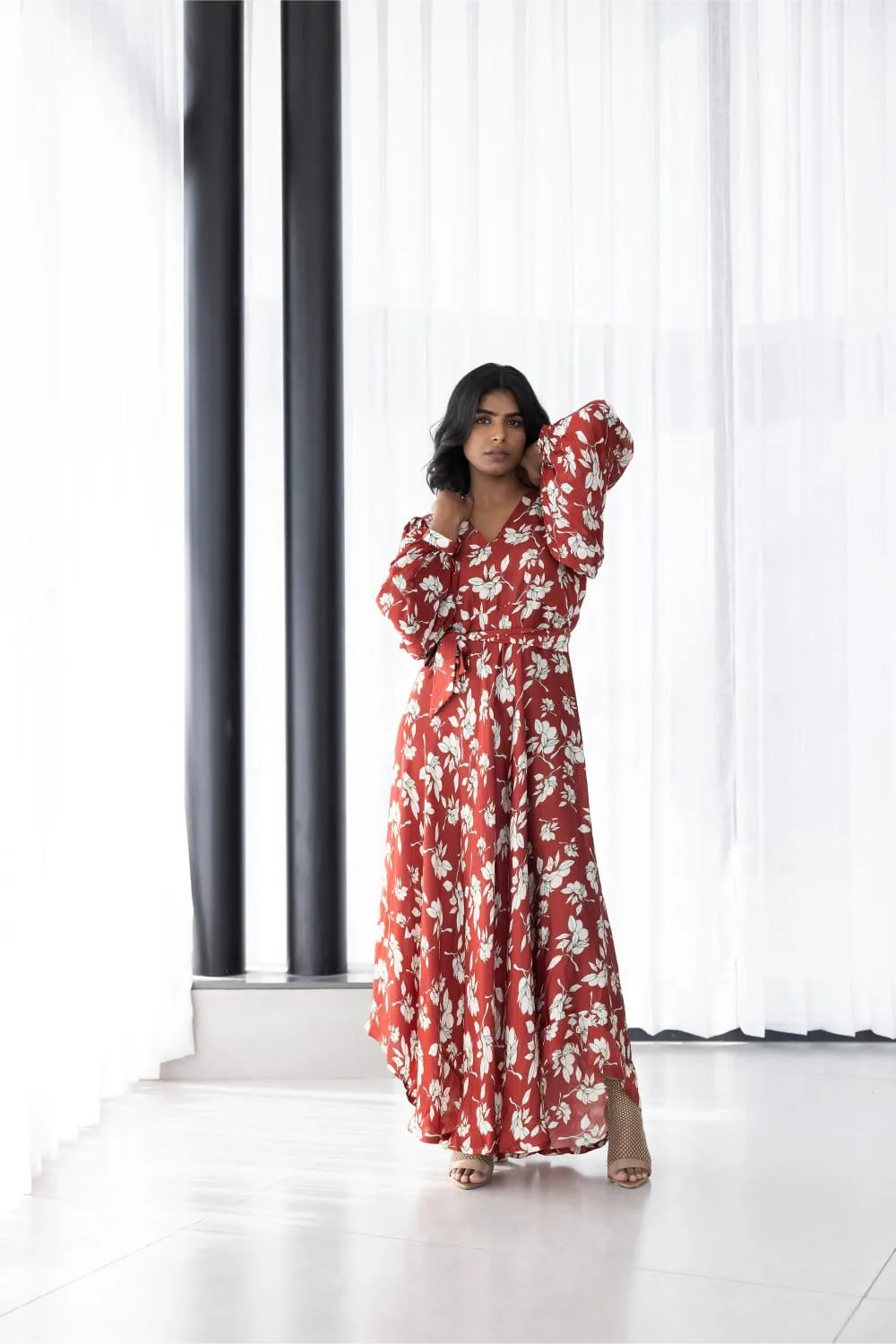 ASYMMETRIC GOWN