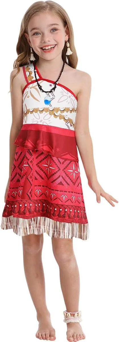 Benylion Princess Dress Up Ocean Adventure Costumes for Girls Christmas Gifts Toddler Pretend Play Birthday Party Dresses