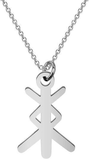 bobauna Bind Rune Necklace Viking Symbol Jewelry Norse Pagan Gift