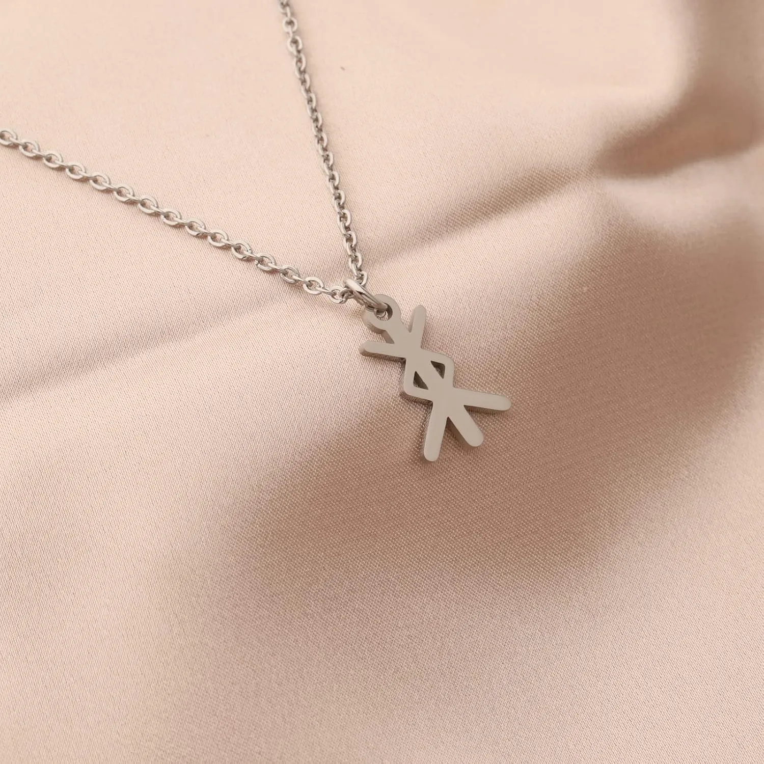 bobauna Bind Rune Necklace Viking Symbol Jewelry Norse Pagan Gift