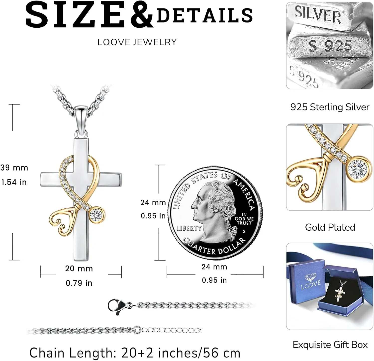 Celtic Cross Tree of Life Necklace for Women Sterling Silver Thor Hammer Tree of Life Pendant Irish Knot Cross Amulet Tree of Life Jewelry