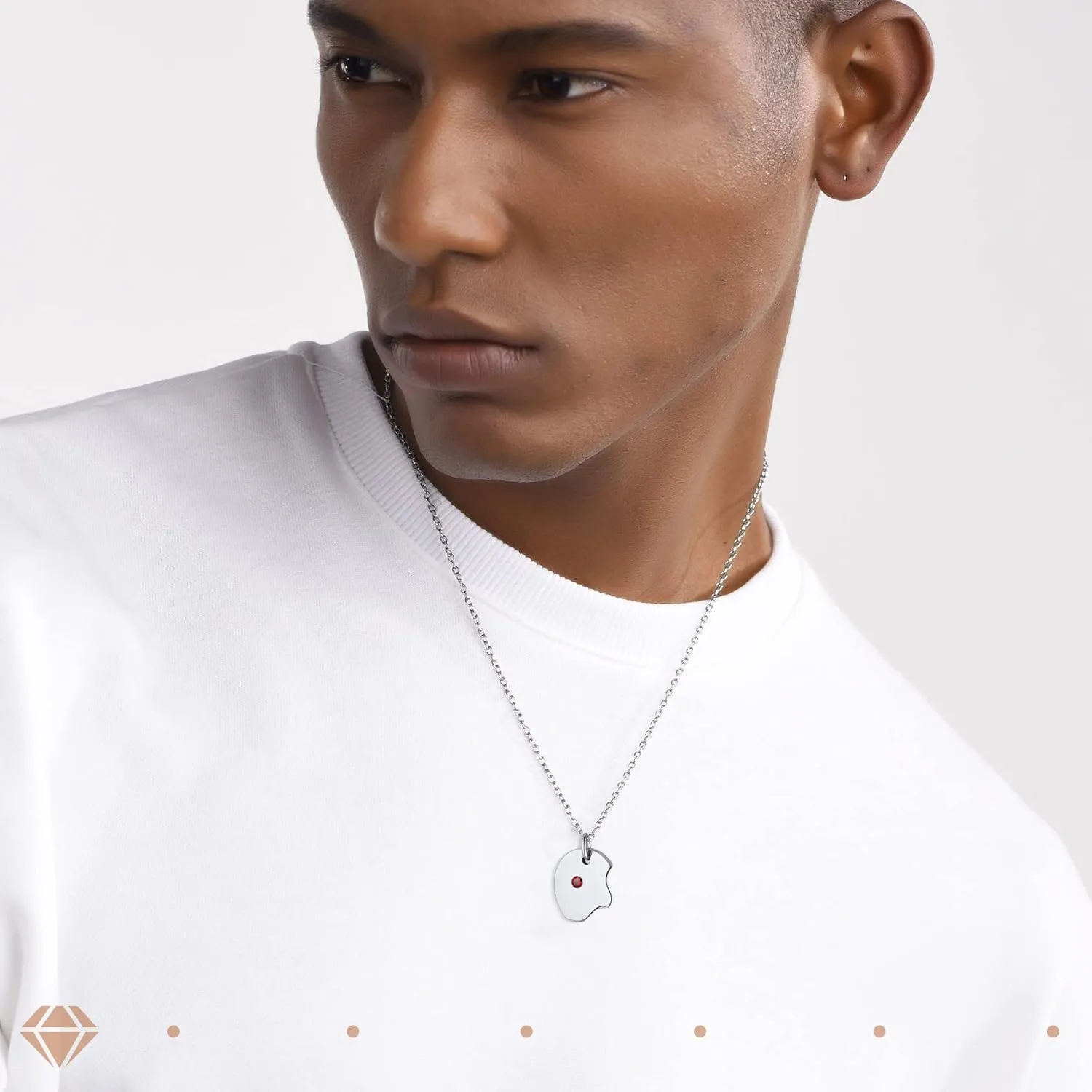 ChainsHouse Puzzle Friendship Necklace Stainless Steel BFF Necklace, 2/3/4/5/6/7/8pcs Personalized Matching Heart Pendant Friendship Necklaces for Women Men, Send Gift Box