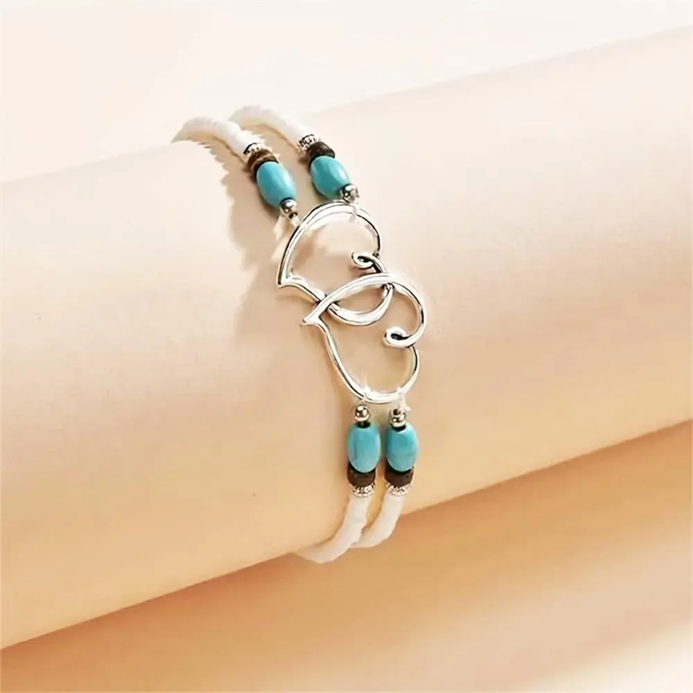 CSIYANJRY99 Natural Stone Beaded Anklet for Women Adjustable Summer Beach Anklets Wedding Dance Yoga Graduations Bridesmaids Summer Jewelry