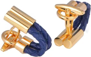 Cuff Links Mens Tuxedo, Cuff Links Elegant Braided Rope Cufflinks Jewelry for Dress Shirt with Gift Box
