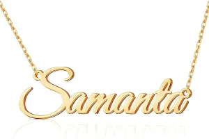 Custom Name Necklace for Women Personalized Name Necklaces 18K Gold Plated or Sterling Silver Nameplate Customized Pendant Jewelry Gift