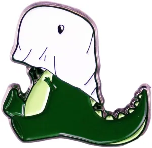 Cute Cartoon Masked Dinosaur Enamel Lapel Pin For Girls Boy Novelty Kawaii Animal Pattern Brooch Funny Halloween Ghost Badges Brooches Pins Backpacks Clothing Bags Hats Jackets Accessory DIY