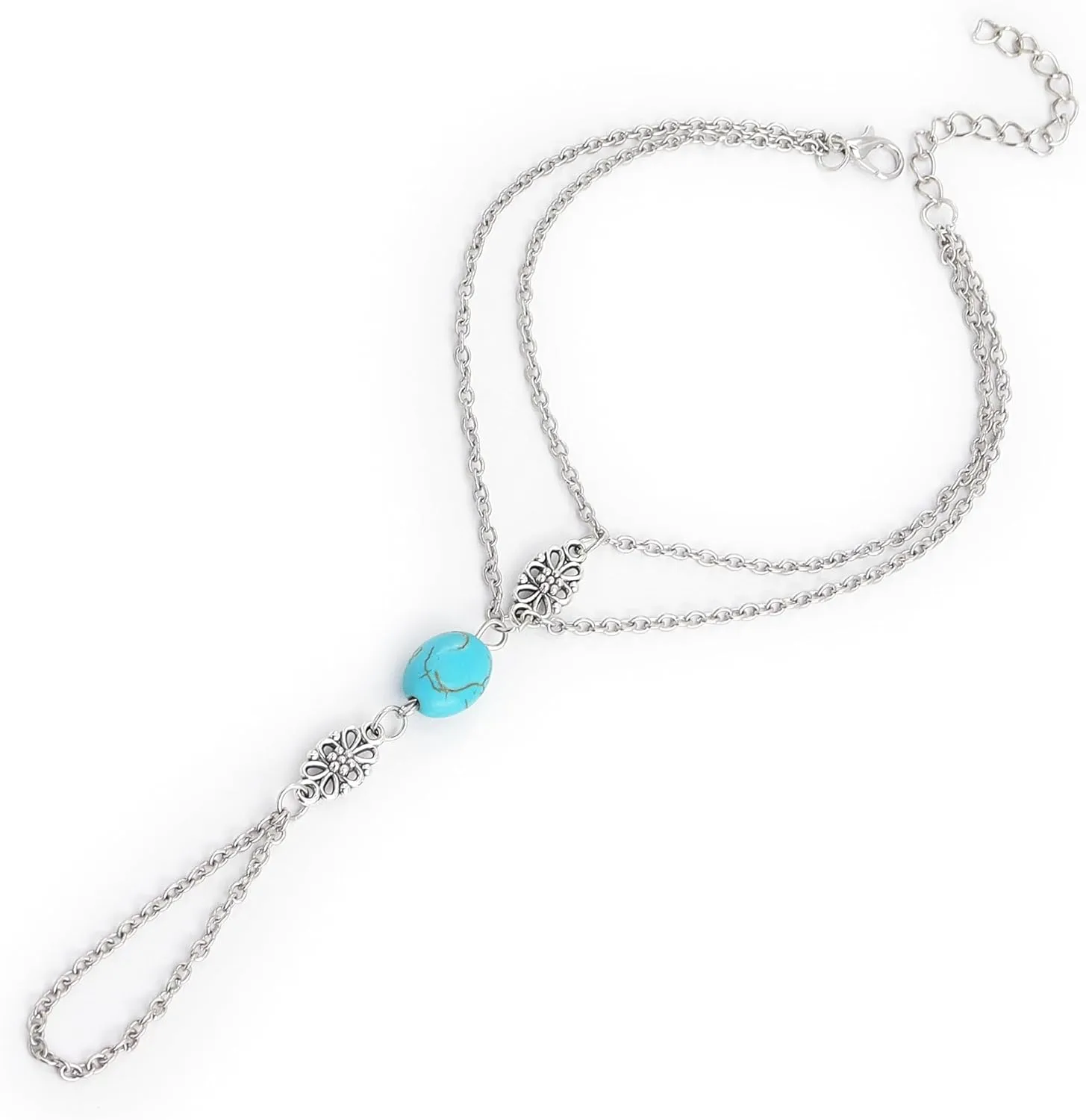 Dainty Foot Chain Anklet Slave Bracelet for Woman