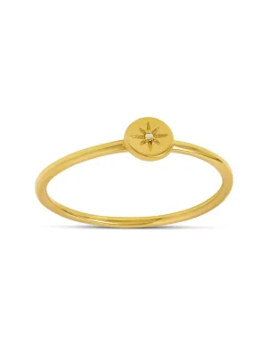Delicate Enchanted Light Ring - Gold