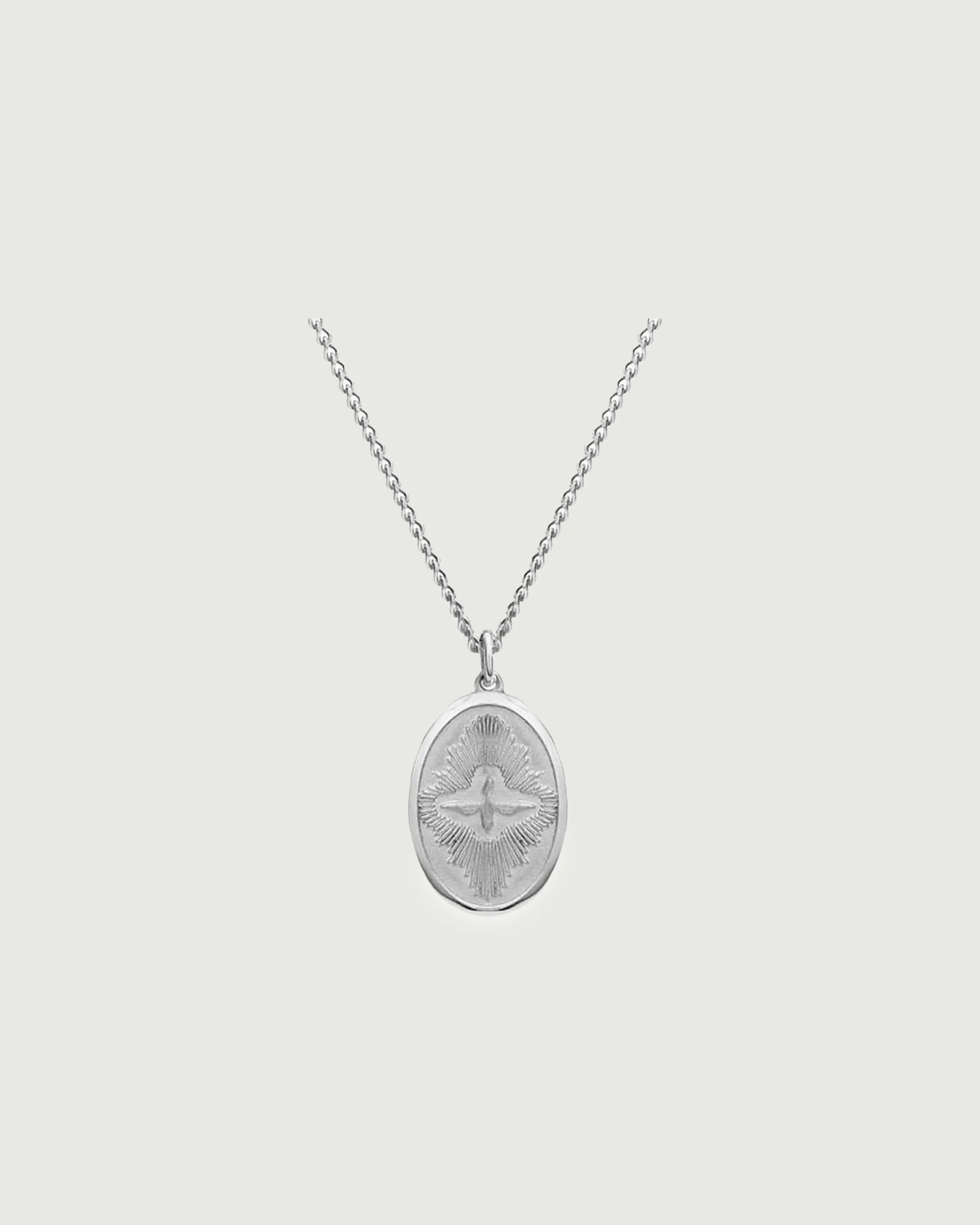 Dove Pendant Necklace | Silver