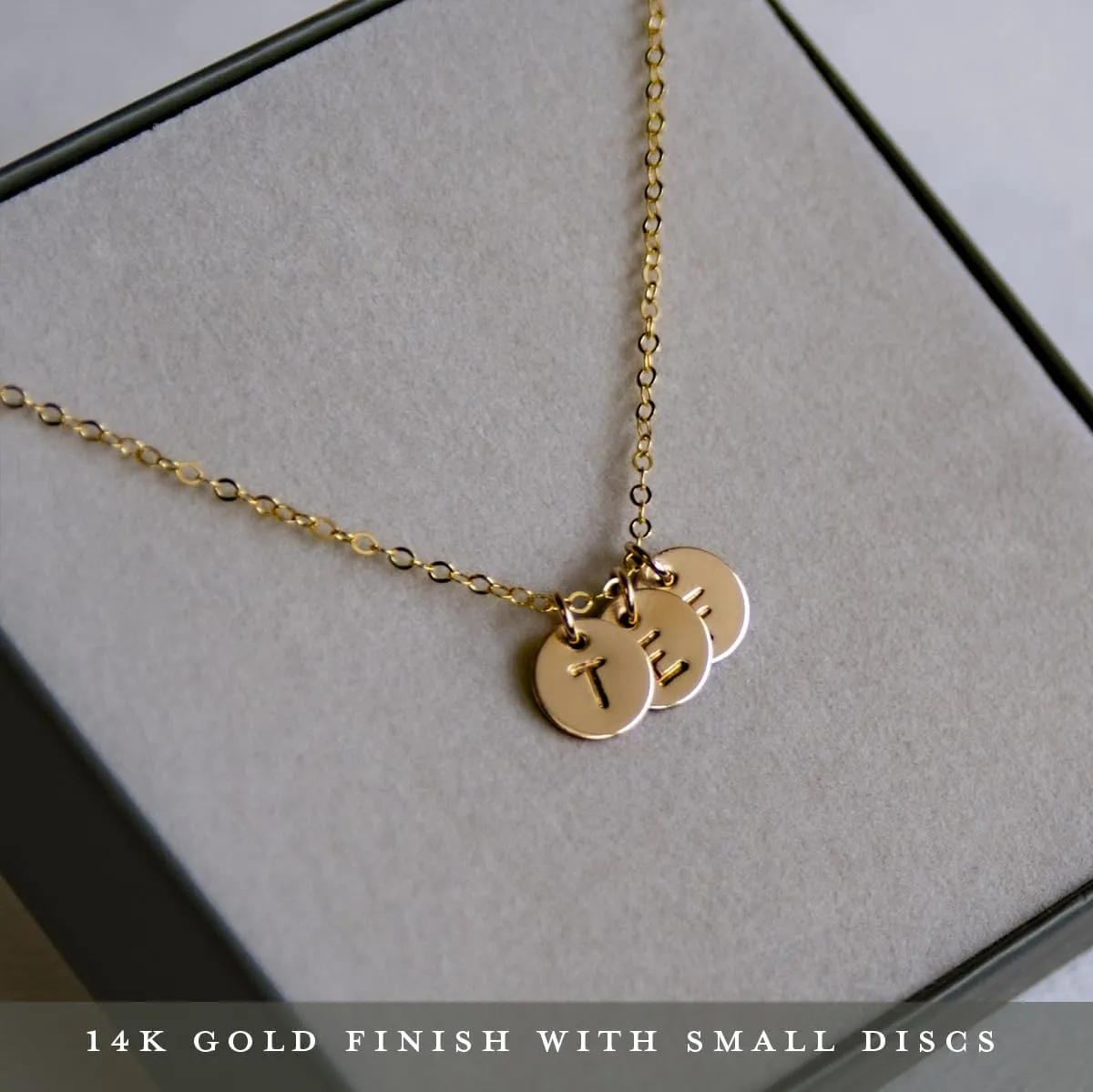 EFYTAL Initial Necklace for Women and Teens, Dainty Gold or Sterling Silver, Personalized Jewelry for Mom, Custom Name Necklaces with Initials and Birthstones