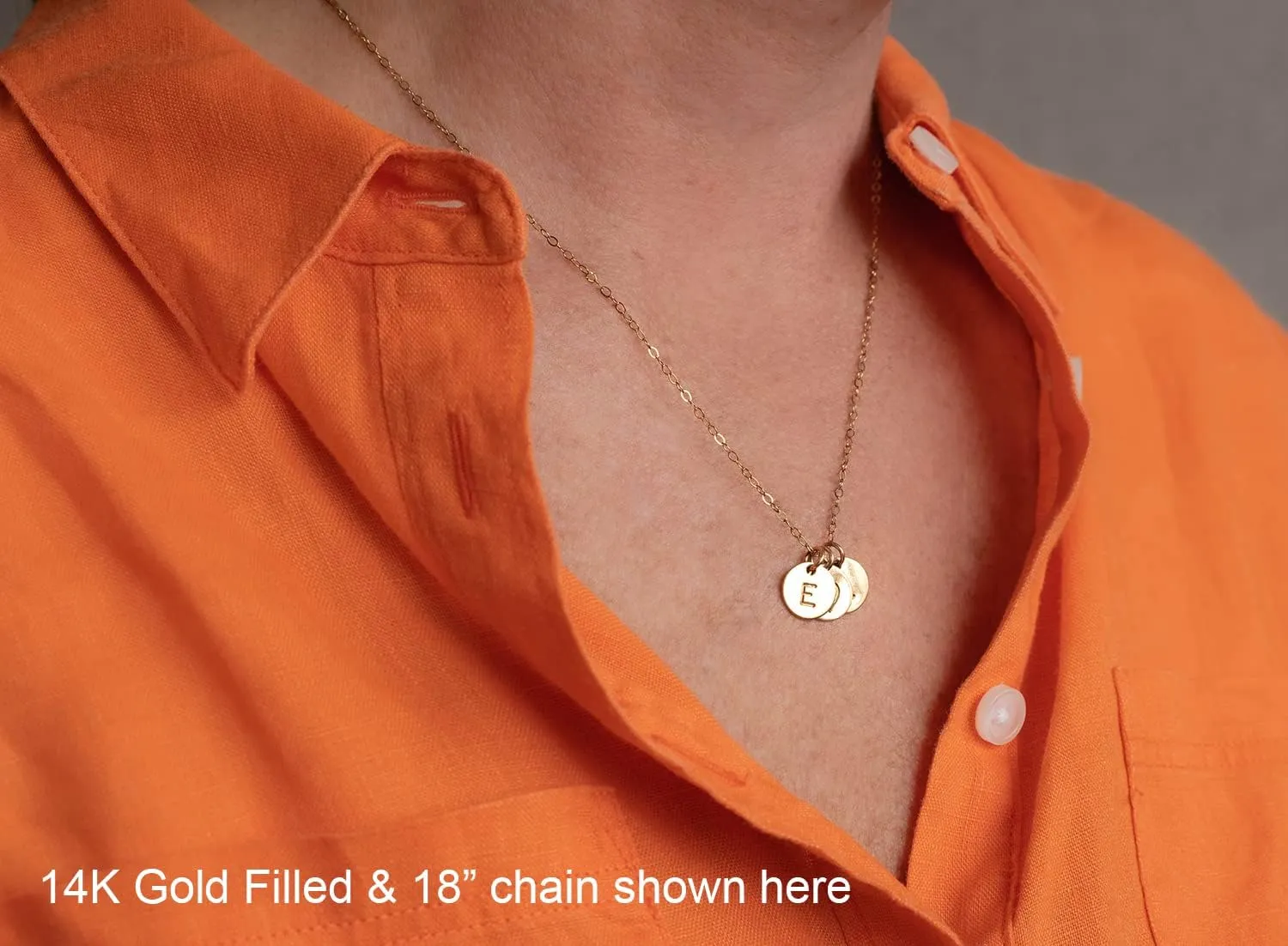 EFYTAL Initial Necklace for Women and Teens, Dainty Gold or Sterling Silver, Personalized Jewelry for Mom, Custom Name Necklaces with Initials and Birthstones