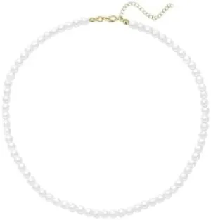 Elegant Big White Imitation Pearl Beads Choker Clavicle Chain Necklace For Women Wedding Jewelry Collar 2023 New