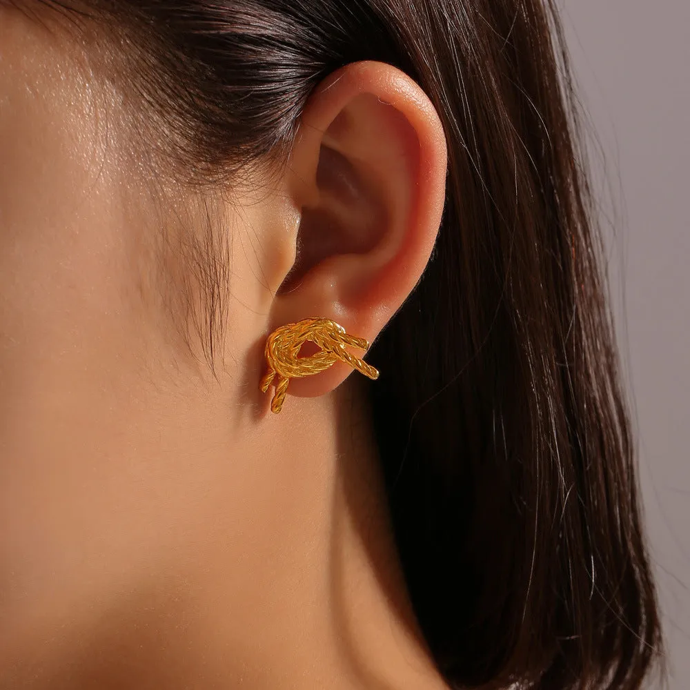 Elegant Butterfly Design Titanium Earrings by Planderful - Everyday Genie Collection