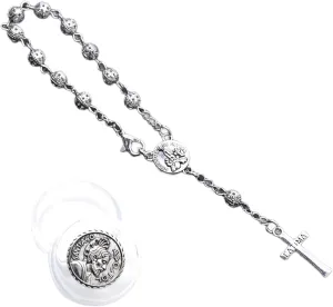 Elegant Pendant Rosary Bracelet for Birthdays Confirmations Communion Parties Prayer Hand Chain Spiritual