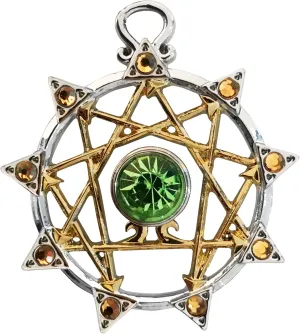 Enchanted Jewelry Enneagram for Greater Self Knowledge Pendant Charm Talisman Necklace
