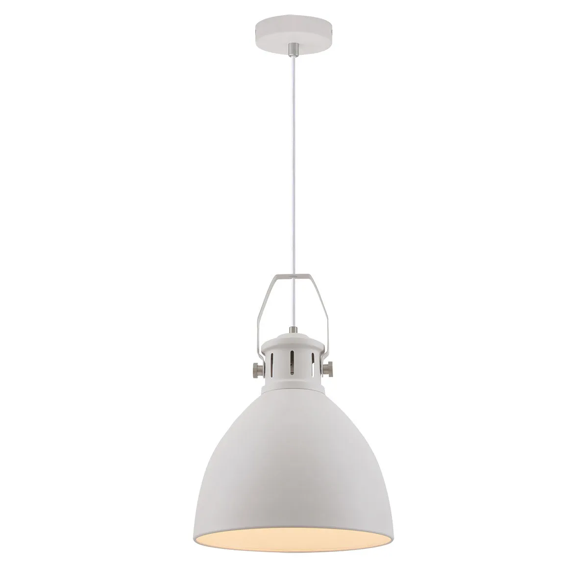 Fabrica 30cm White Modern Industrial Pendant