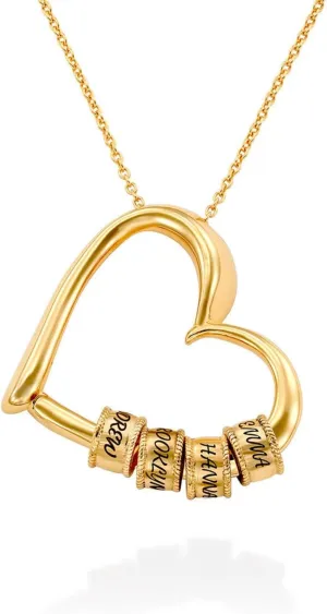 Family's Love Engraved Pendant with LED Gift Box, Zeilla Necklace for My Wife Love Letter, To My Wife Customized Necklaces for Women, Personalized Custom Name Necklace for Women Birthday