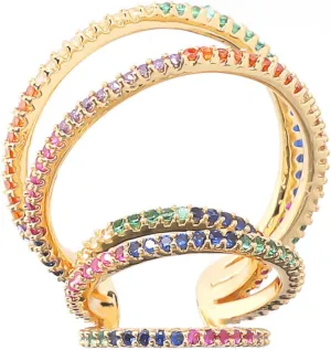 Fashion Rhinestone Ear Cuff Non Pierced Ear Jewelry Clip for All Occasions Durable Material Unique Retro Style Friends and Collectors