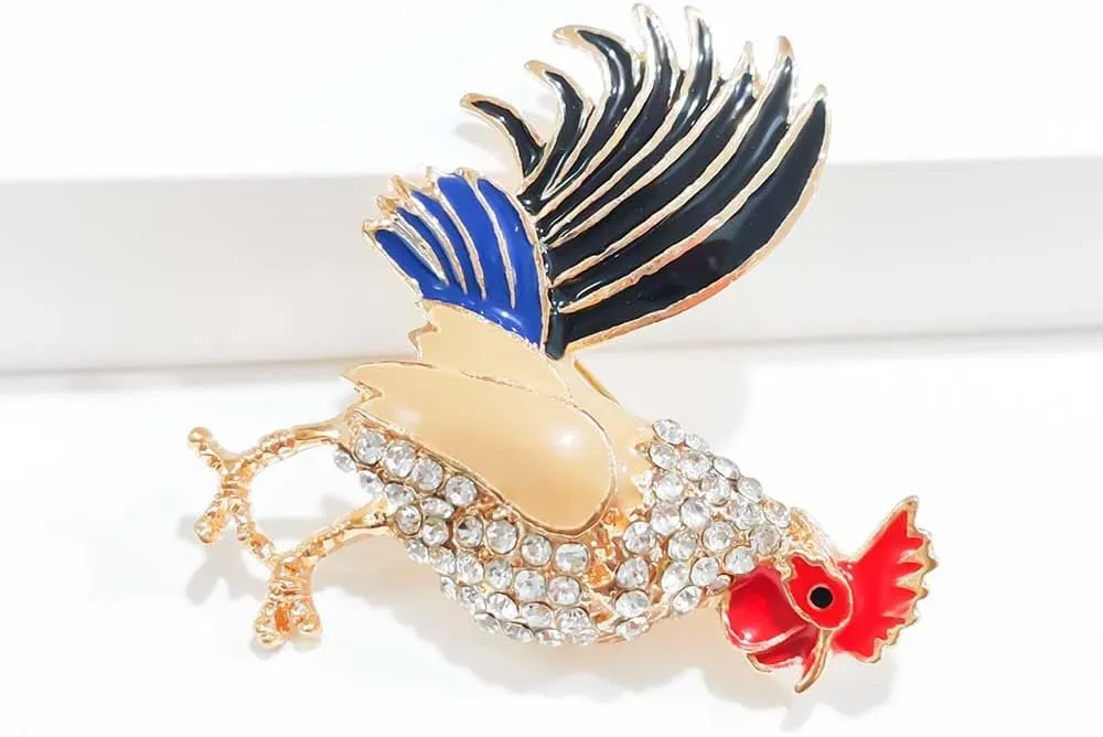 Flying CraneEagle, SwallowChickenAnimal Bird Brooch. Elegant Rhinestone Accessories Wedding Brooches Lapel Pin Jewelry Gifts Women Teen Girls