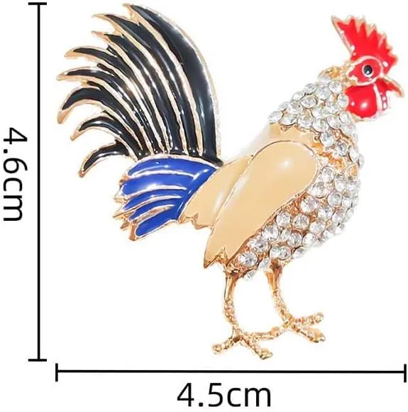 Flying CraneEagle, SwallowChickenAnimal Bird Brooch. Elegant Rhinestone Accessories Wedding Brooches Lapel Pin Jewelry Gifts Women Teen Girls