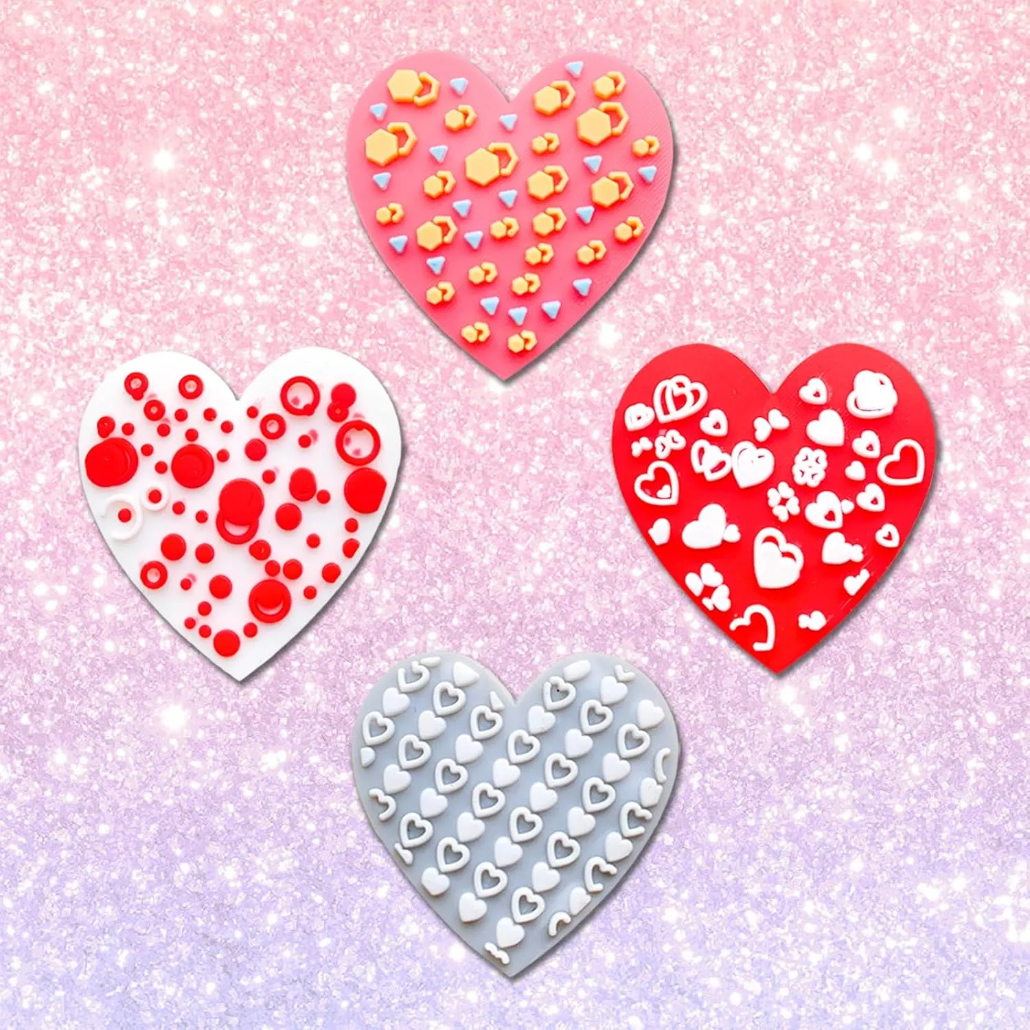 Gift Shoe Decoration Charms for Clog Sandals, Rose Love Bow Diamond Ring Shoe Accessories Charms for Women