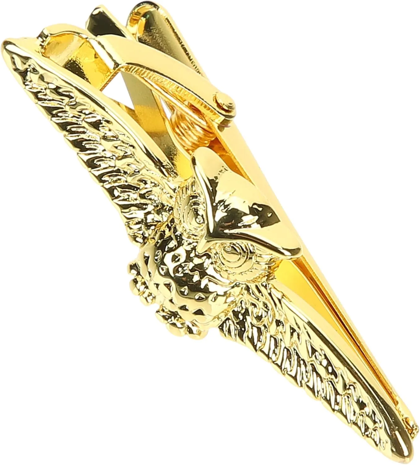 Gold Tie Clip for Men Owl Shape Tie Bar Regular Tie Bar Clip Business Suit Accessory Elegant Design