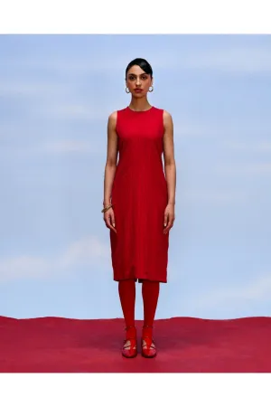 HARMONY DRESS - CRIMSON