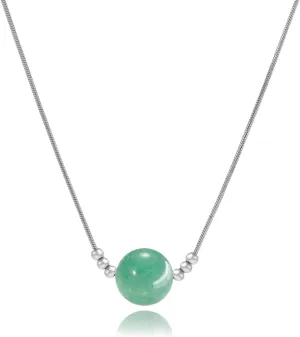 Healing Crystal Necklace for Women - Natural Stone Beaded Handmade Gemstone Jewelry - Protection Crystals Birthstone Necklace