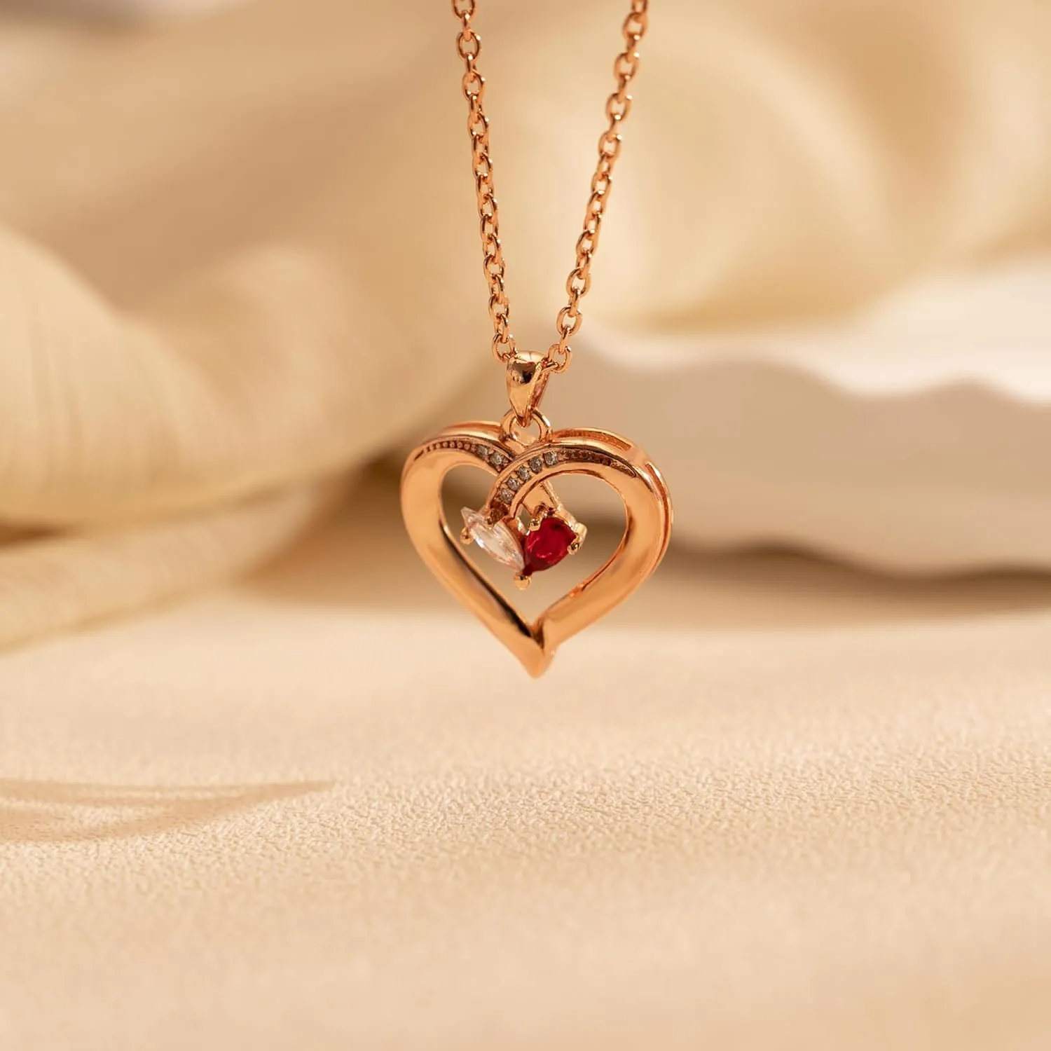 Heart Name Necklace For Women Personalized Mothers Day Gifts For Mom Birthstone Necklace For Mother From Daughter Custom Engraved 2 Names Necklace Gifts For Women Wife Girlfriend Girls