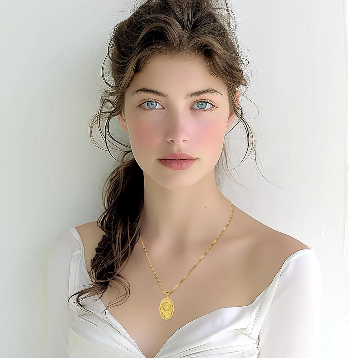 Hecate Wiccan Triple Moon Goddess Necklace Tetragrammaton Nudo De Bruja Plata 925 Original Sterling Silver Cat Moon Pendant Hekate Witch Necklace Amulet Witchy Jewelry Gifts for Women Men