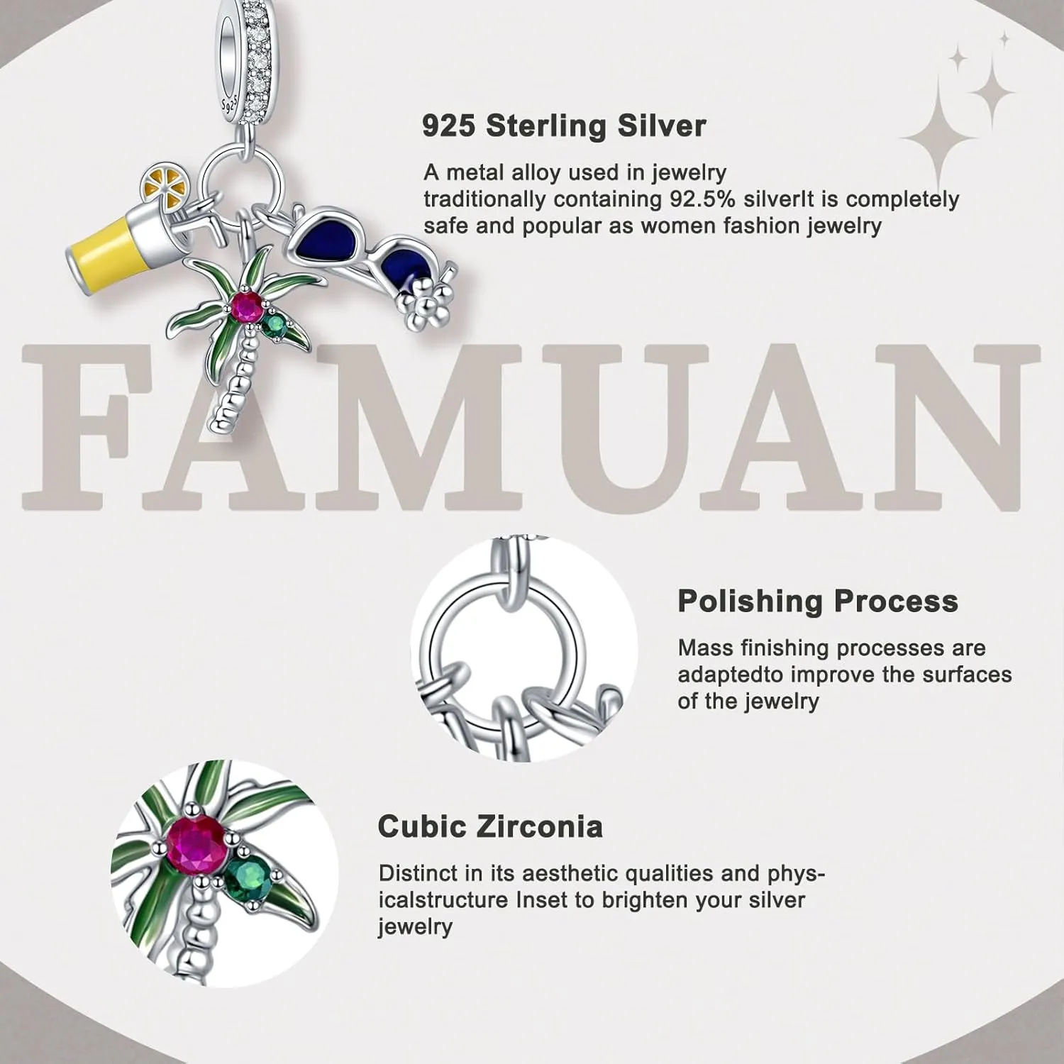Jewelry Ocean Charms 925 Sterling Silver Sea Penguins Turtle Pearls Coconut Trees Anchors Pendant Beads for Women fit Bracelets Summer Birthday Christmas for Granddaughters