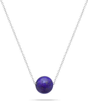 lapis lazuli necklacegenuine lapis lazuli jewelry18   2 Inch Adjustable 925 silver Chain lapis lazuli necklace women Preferred Token