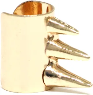 Little Spikes Ear Cuff Metal Wrap Gold Tone CD09 Studs Earring Gothic Punk Fashion Jewelry