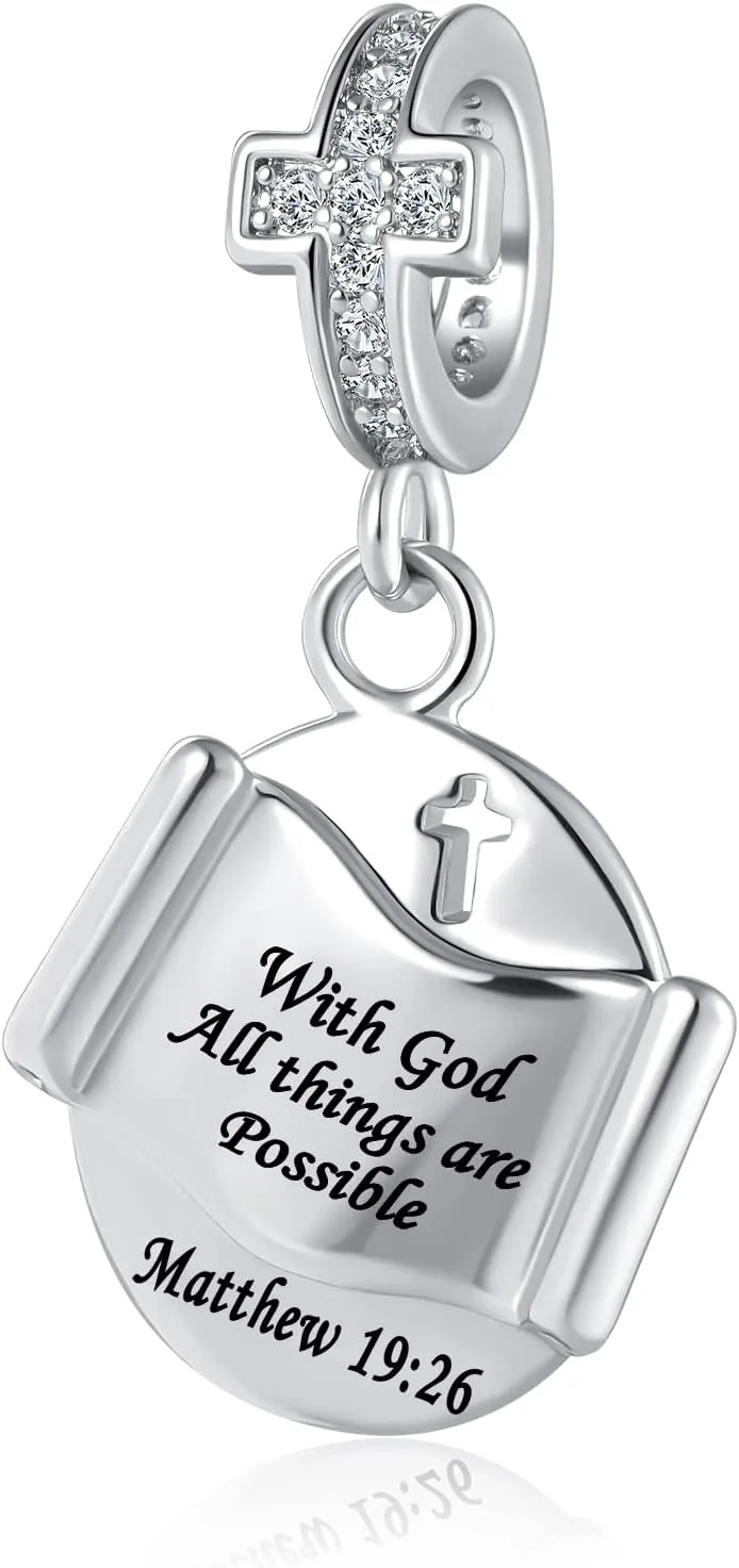 Love You Best Friend Grandma Wife Mom Heart Charm for Women Autism Birthday Cross Charms Fit Bracelets And Necklace