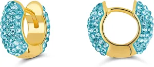 MILLA Neon Colorful Hoop Earrings - Sparkly Red, Cute Pink, Tiny Purple & Royal Blue